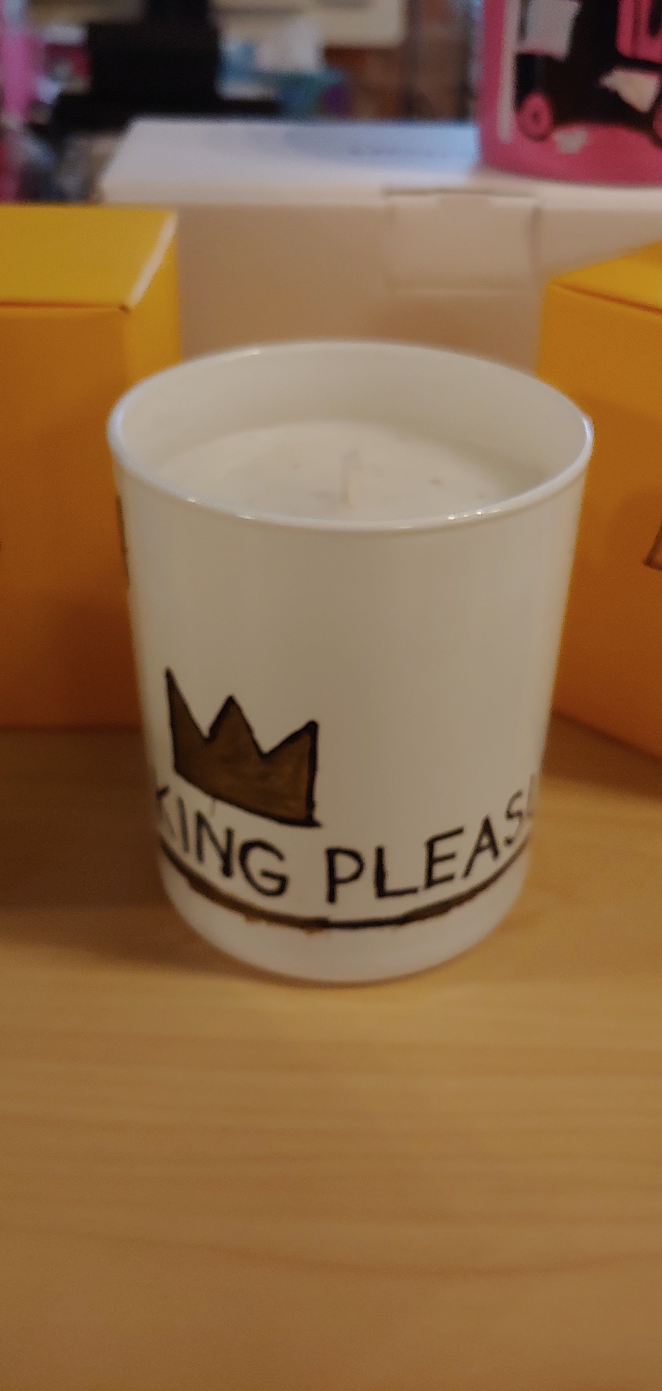 Jean-Michel Basquiat King Pleasure scented candle