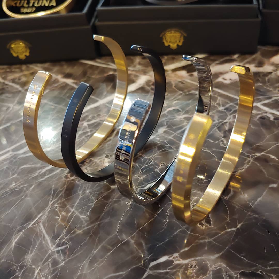 SKULTUNA cuffs ICON cuff - matte gold