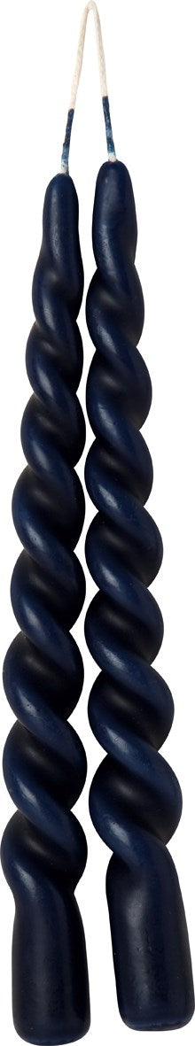 Twist candles (pair 24cm / 9.5")