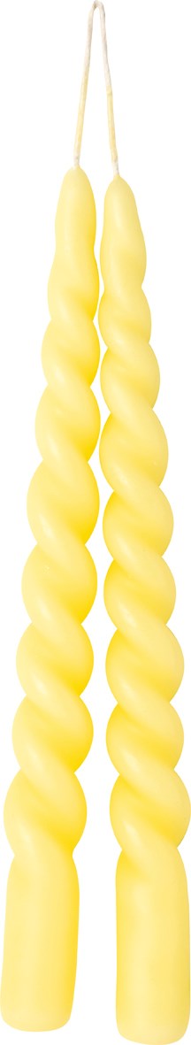 Twist candles (pair 24cm / 9.5")