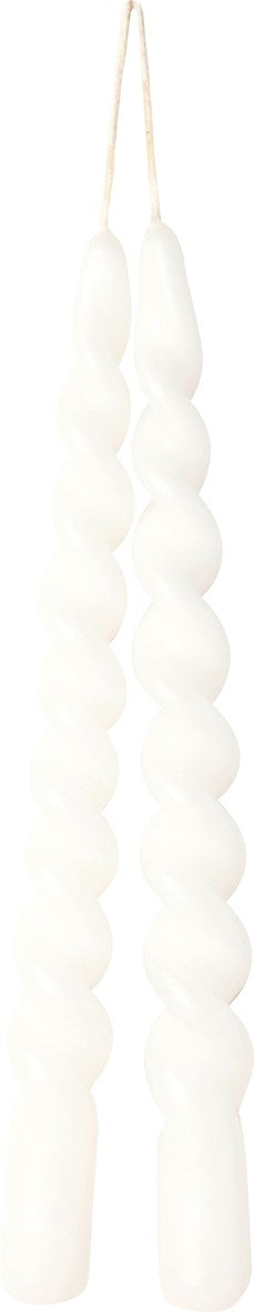 Twist candles (pair 24cm / 9.5")