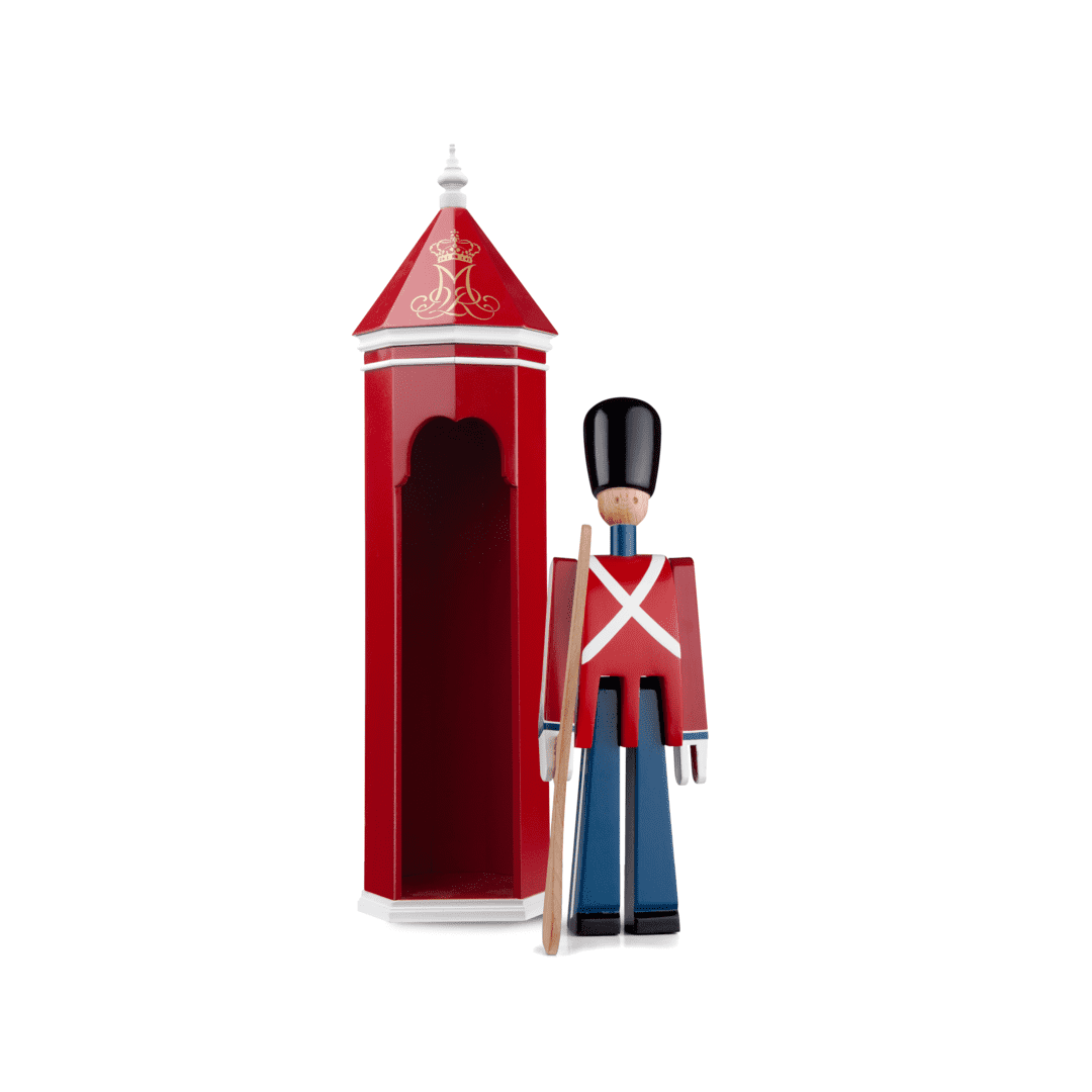 Kay Bojesen wooden Figure Guardsman Sentry box 36cm