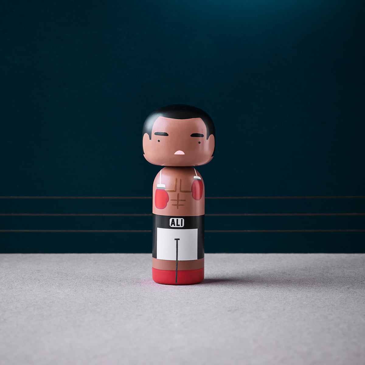 Kokeshi Doll by Sketch.Inc for Lucie Kaas Muhammad Ali 14.5cm