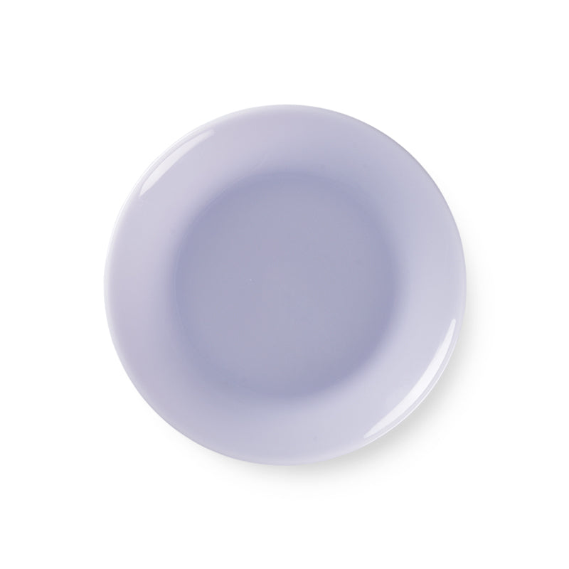 MILK Lunch plate Ø 20,5 cm Glass, Lavender
