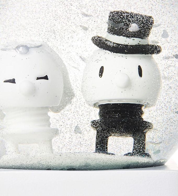 Snow Globe Hoptimist Wedding Couple Glitter Globe White