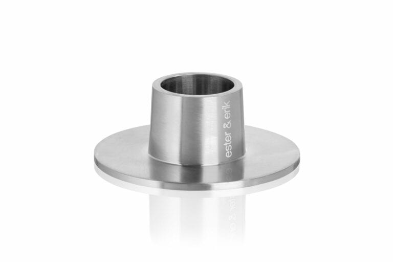 Candle Holders 2pcs. Medium Chrome