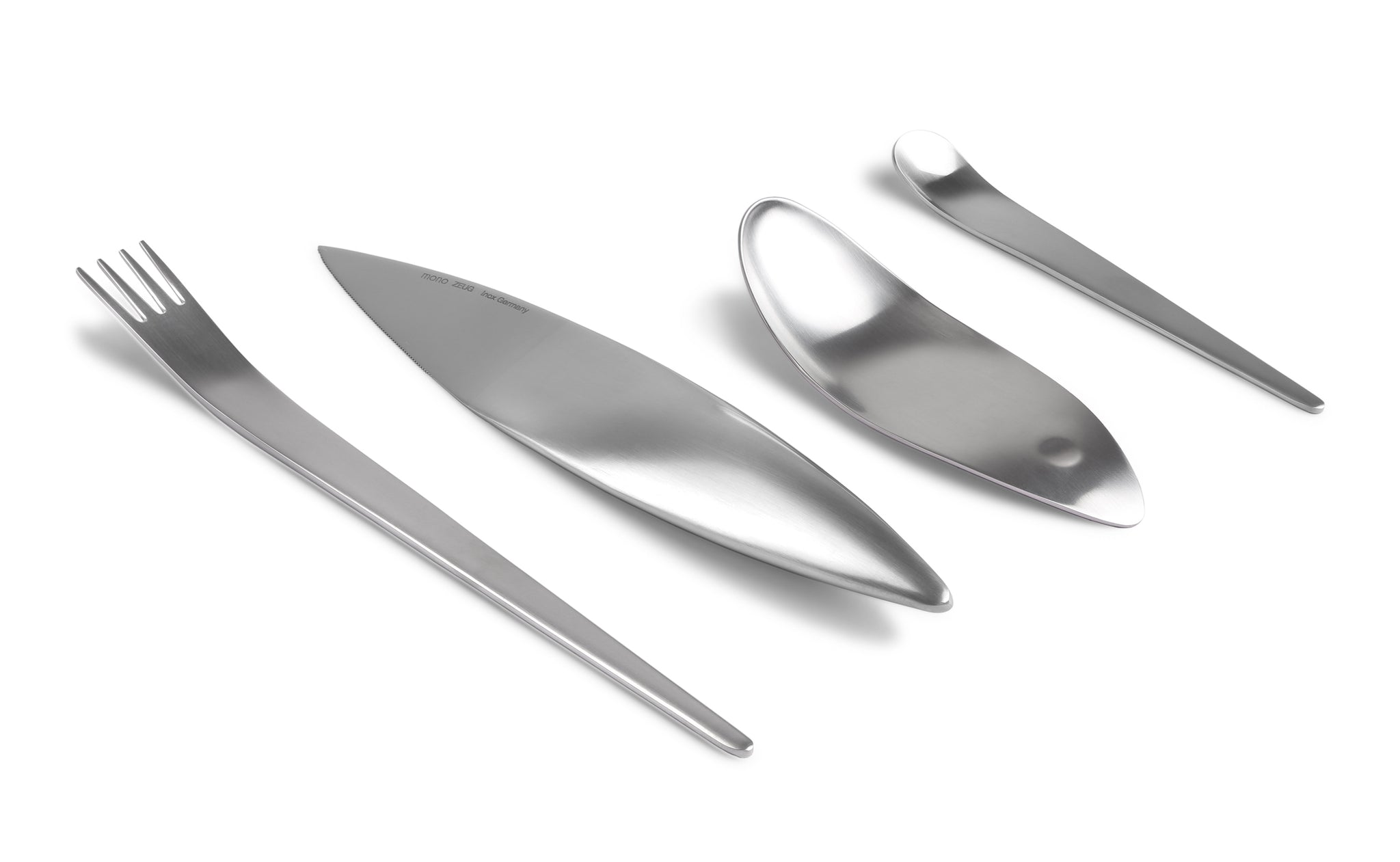 Mono Zeug - Stainless Steel Flatware Set in Box, 4pc Cutlery
