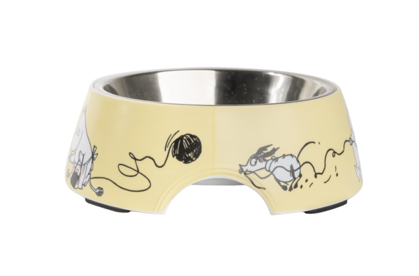 MOOMIN PET FOOD BOWL  Medium Yellow