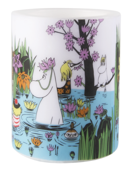 MOOMIN CANDLE 12CM TRIP TO THE POND