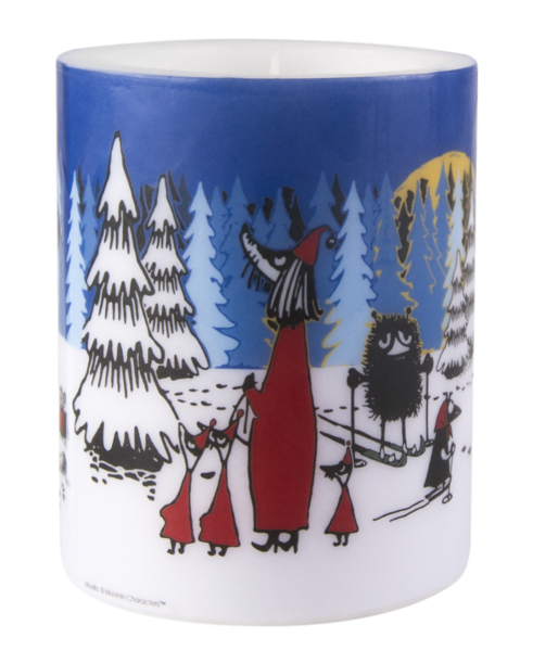 MOOMIN CANDLE 12CMWINTER FOREST