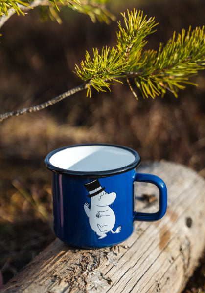 MOOMIN ENAMEL MUG 3,7DL RETRO MOOMINPAPPA
