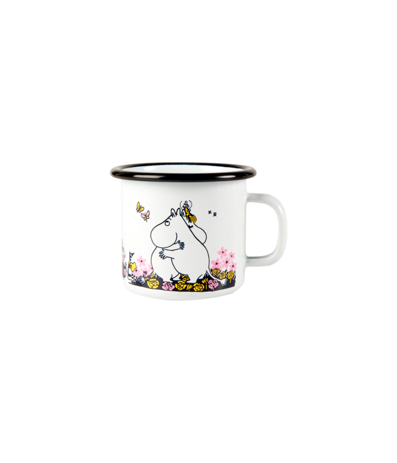 Moomin enamel mug 2,5dl Hug