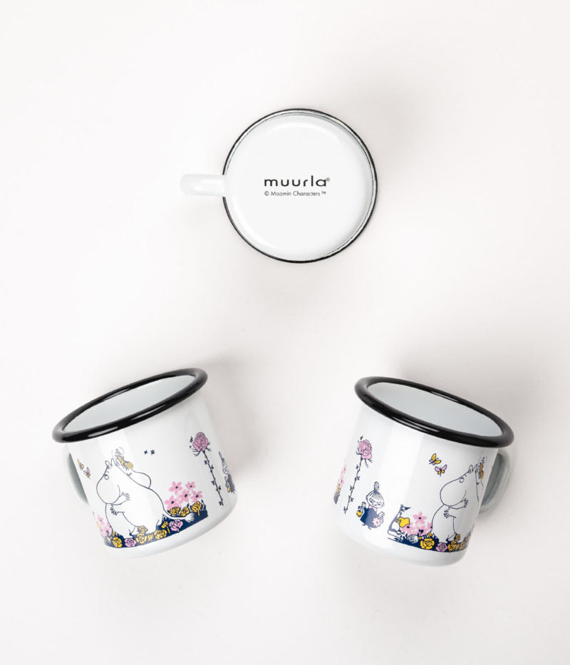 Moomin enamel mug 2,5dl Hug