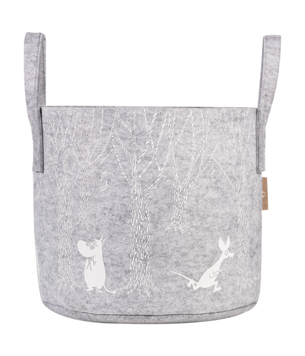 Moomin storage basket 30L, Moomin in the woods