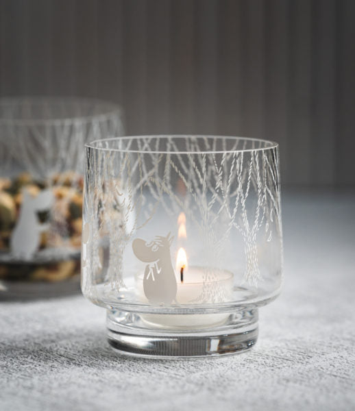 Moomin Tea light holder/bowl 8cm, In the Woods