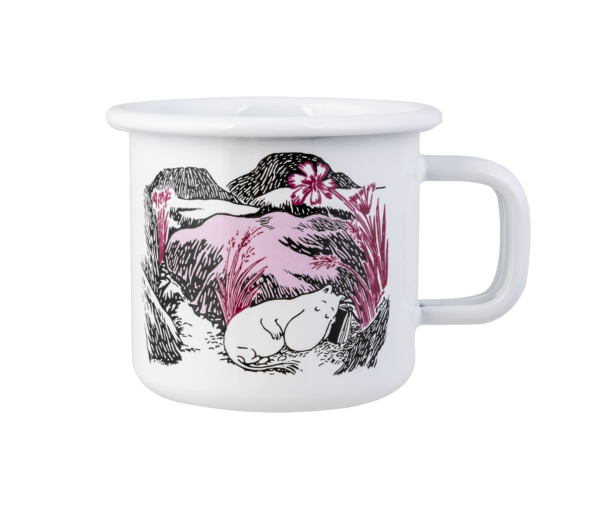 MOOMIN ENAMEL MUG 3,7DL NAP AT THE MEADOW