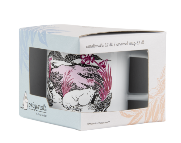 MOOMIN ENAMEL MUG 3,7DL NAP AT THE MEADOW