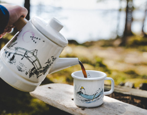 MOOMIN ENAMEL COFFEE POT MISSING YOU 1,6L