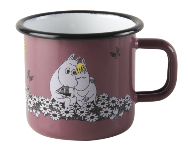 MOOMIN ENAMEL MUG 3,7DL TOGETHER FOREVER