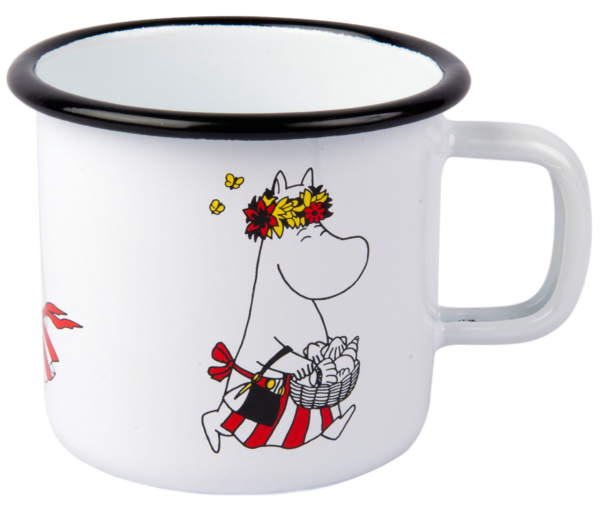 MOOMIN ENAMEL MUG 3,7DL RETRO MOOMINMAMMA