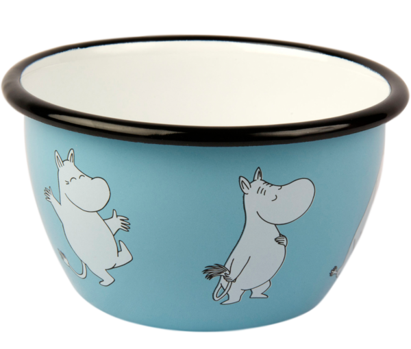 MOOMIN ENAMEL BOWL 6DL RETRO MOOMIN