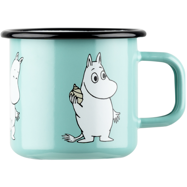 ENAMEL MUG 3,7DL Moomin Retro, Mint
