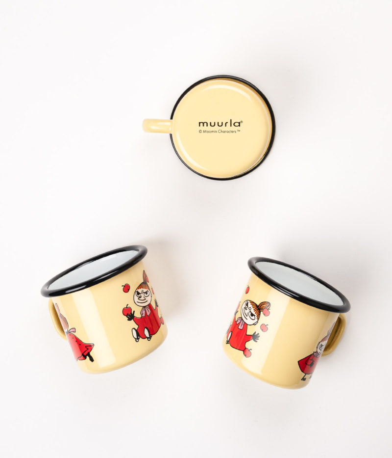 MOOMIN ENAMEL MUG 2,5DL l Little My Retro, yellow