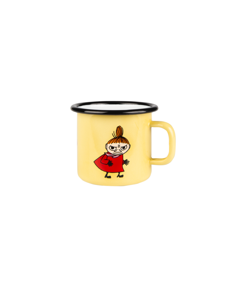 MOOMIN ENAMEL MUG 2,5DL l Little My Retro, yellow