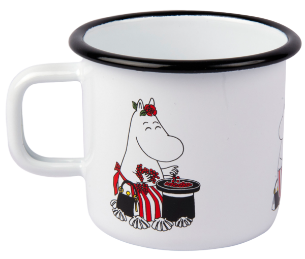MOOMIN ENAMEL MUG 3,7DL RETRO MOOMINMAMMA