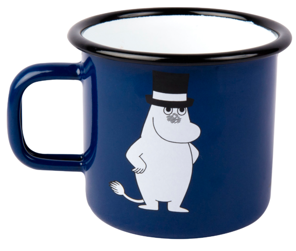 MOOMIN ENAMEL MUG 3,7DL RETRO MOOMINPAPPA