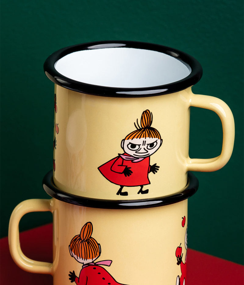MOOMIN ENAMEL MUG 2,5DL l Little My Retro, yellow