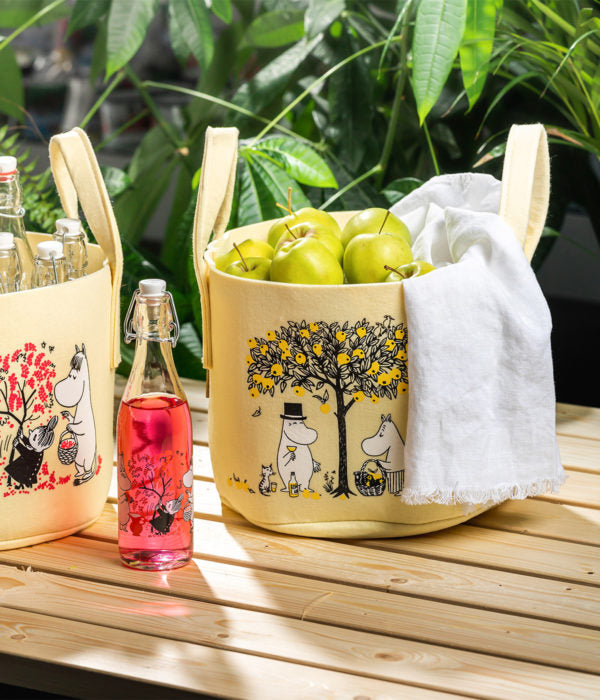 Moomin storage basket 17L, Apples
