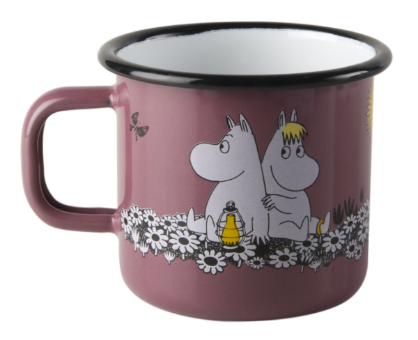 MOOMIN ENAMEL MUG 3,7DL TOGETHER FOREVER