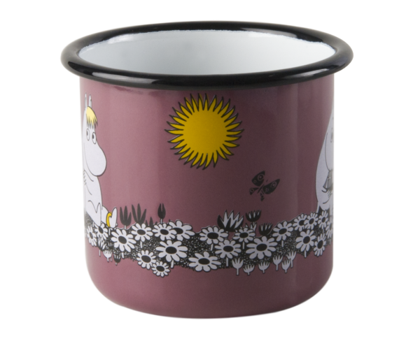 MOOMIN ENAMEL MUG 3,7DL TOGETHER FOREVER