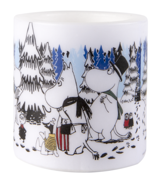 MOOMIN CANDLE 8CM WINTER FOREST