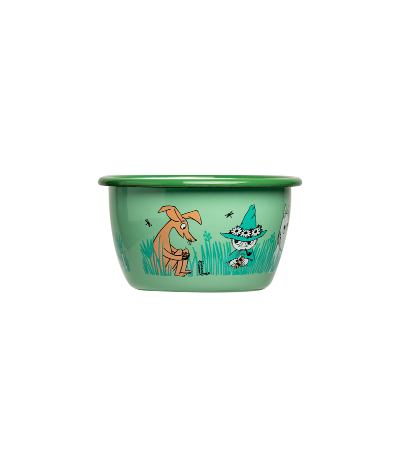 Enamel bowl 3dl Moomin Garden, Boys 1711-030-0
