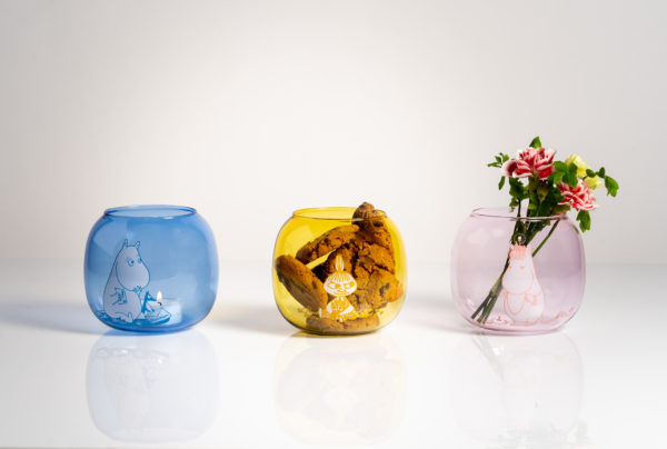 MOOMIN TEA LIGHT HOLDER MOOMIN, BLUE