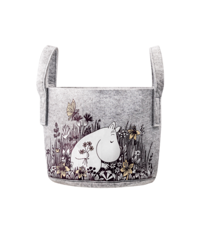Moomin storage basket 17L, Flower Field