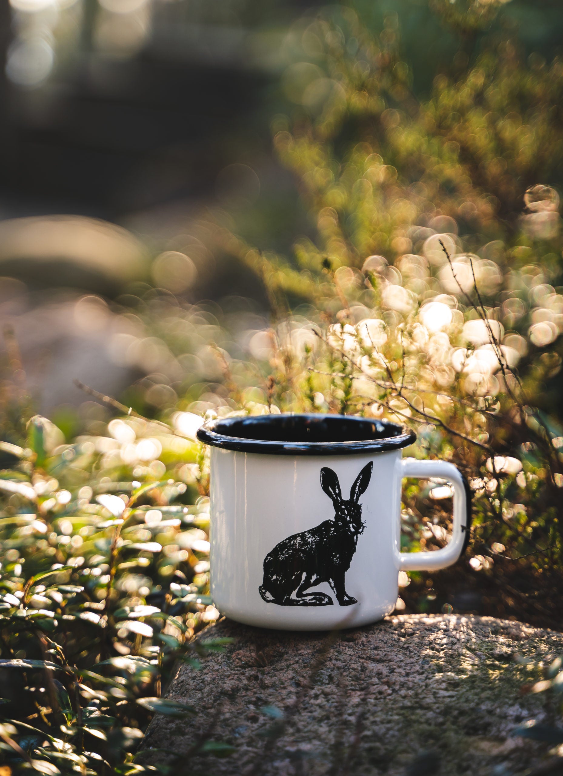Nordic enamel mug 3,7dl Hare 1330-037-06