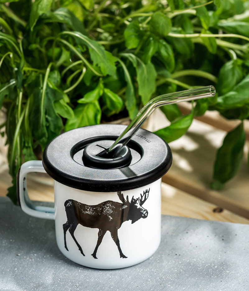 Silicon lid 9,7cm, (3,7DL MUGS) black