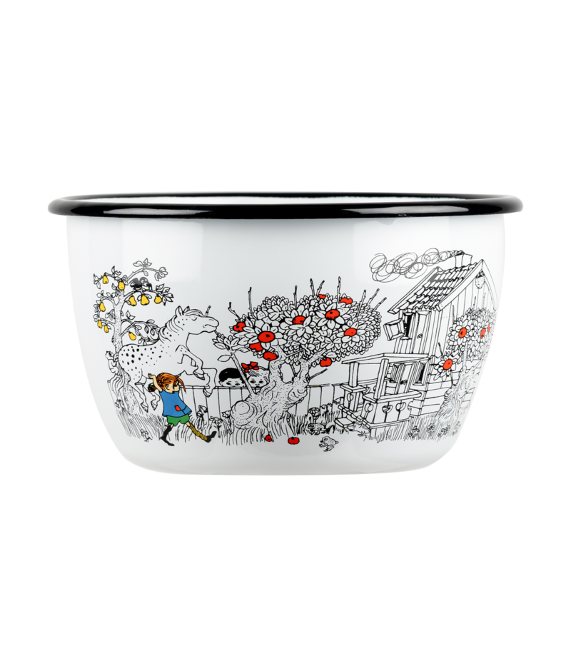 Enamel bowl 2l, PIPPI The way home
