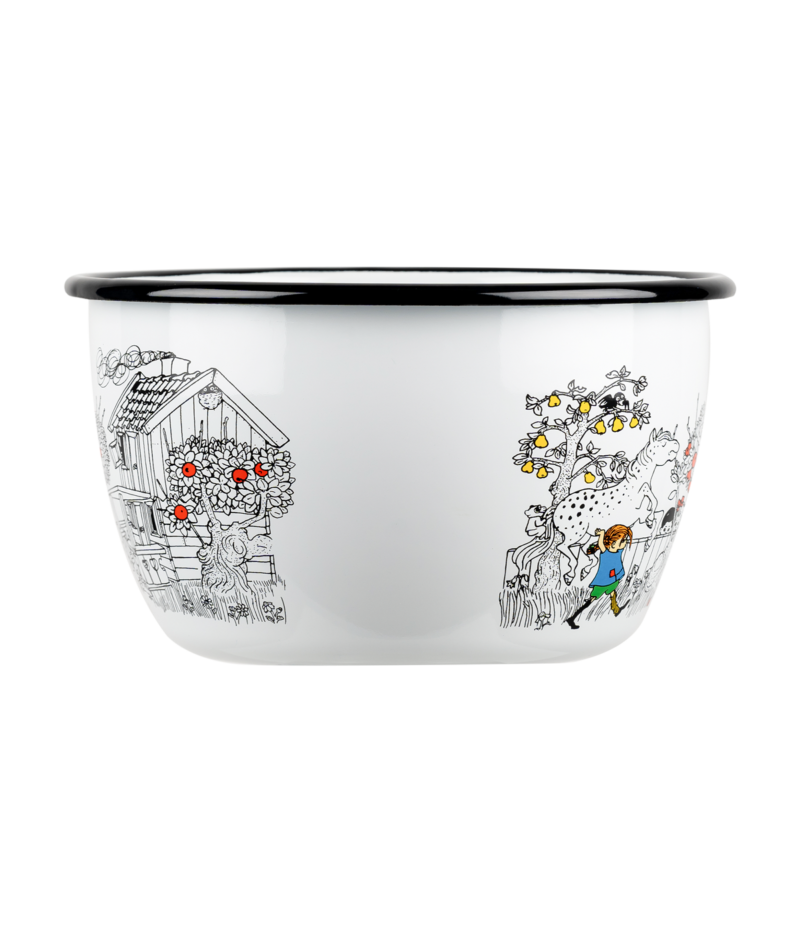 Enamel bowl 2l, PIPPI The way home