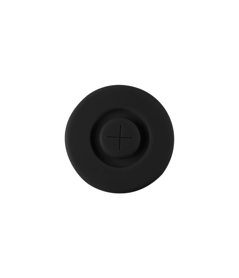 Silicon lid 9,7cm, (3,7DL MUGS) black