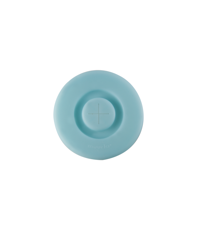Silicon lid 9,7cm, (3,7DL MUGS) light blue