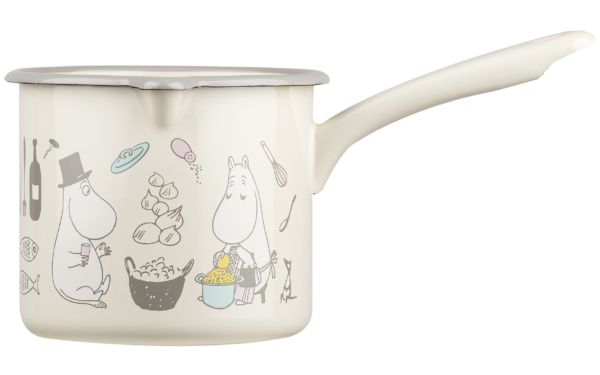 MOOMIN ENAMEL SAUCEPAN POT 1,3L