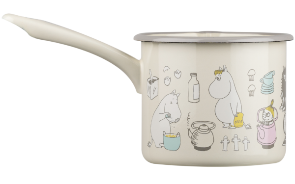 MOOMIN ENAMEL SAUCEPAN POT 1,3L