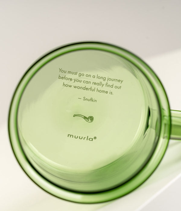 MOOMIN GLASS MUG SNUFKIN 3,5DL 716-035-09