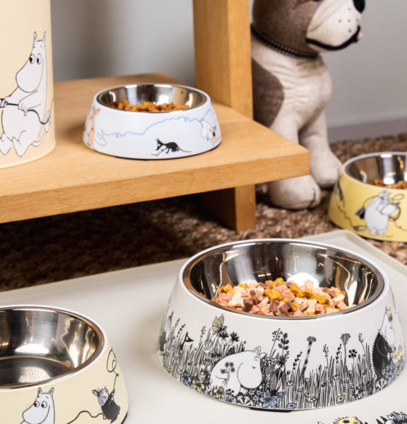 MOOMIN PET FOOD BOWL Large, Grey