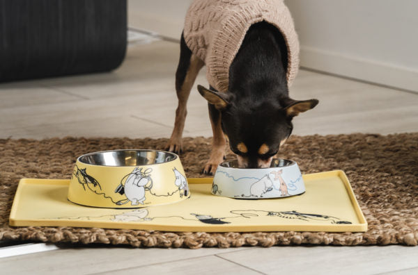 Moomin Pets silicone mat 48x30cm,  yellow