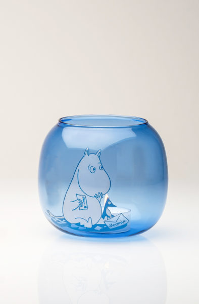 MOOMIN TEA LIGHT HOLDER MOOMIN, BLUE